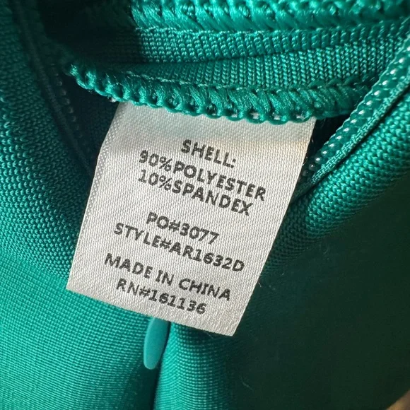 NWOT StyleByGG Emerald Green Bandage Fringe Maxi Dress -Sculpting Bodycon Size L - Picture 12 of 14